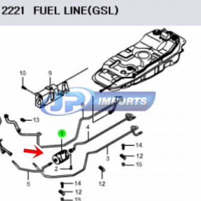 2240011202 ssangyong фильтр топливный
